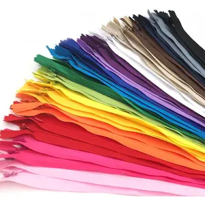 40 count Invisible Nylon Coil Zipper,Clothing Zipper,DIY Sewing Tools for Craft Special(14 inch, Mix Color)