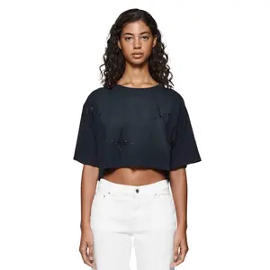 Crystal Stars Cropped Tee