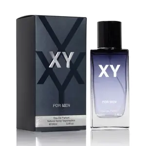Urban Collection XY Men's Eau De Parfum 100ml - Longlasting, Strong, Fragrant Fruit-Flavored Vanilla Musk Fragrance with Bitter Almond, Cherry & Vanilla in Elegant Paper Box, Longlasting Men's Fragrance
