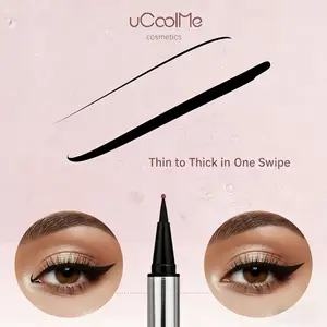 uCoolMe Waterproof Liquid Eyeliner Tawny Brown & Black Long Lasting No Smudge Eyeliner for Women's Makeup Beauty Cosmetics Flawless Look All Day TiktokShopHolidayHaul