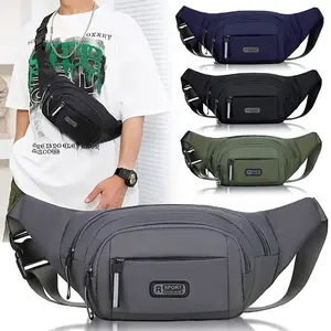 Unisex Waist Bag - Adjustable Shoulder Strap, Multi-Pocket Crossbody Bag, Unisex  Belt Bag , Great for Outdoor Sports and Daily Commuting, Multifunctional Travel Bag | Korean Waist Bag | Adjustable Shoulder Strap Bag