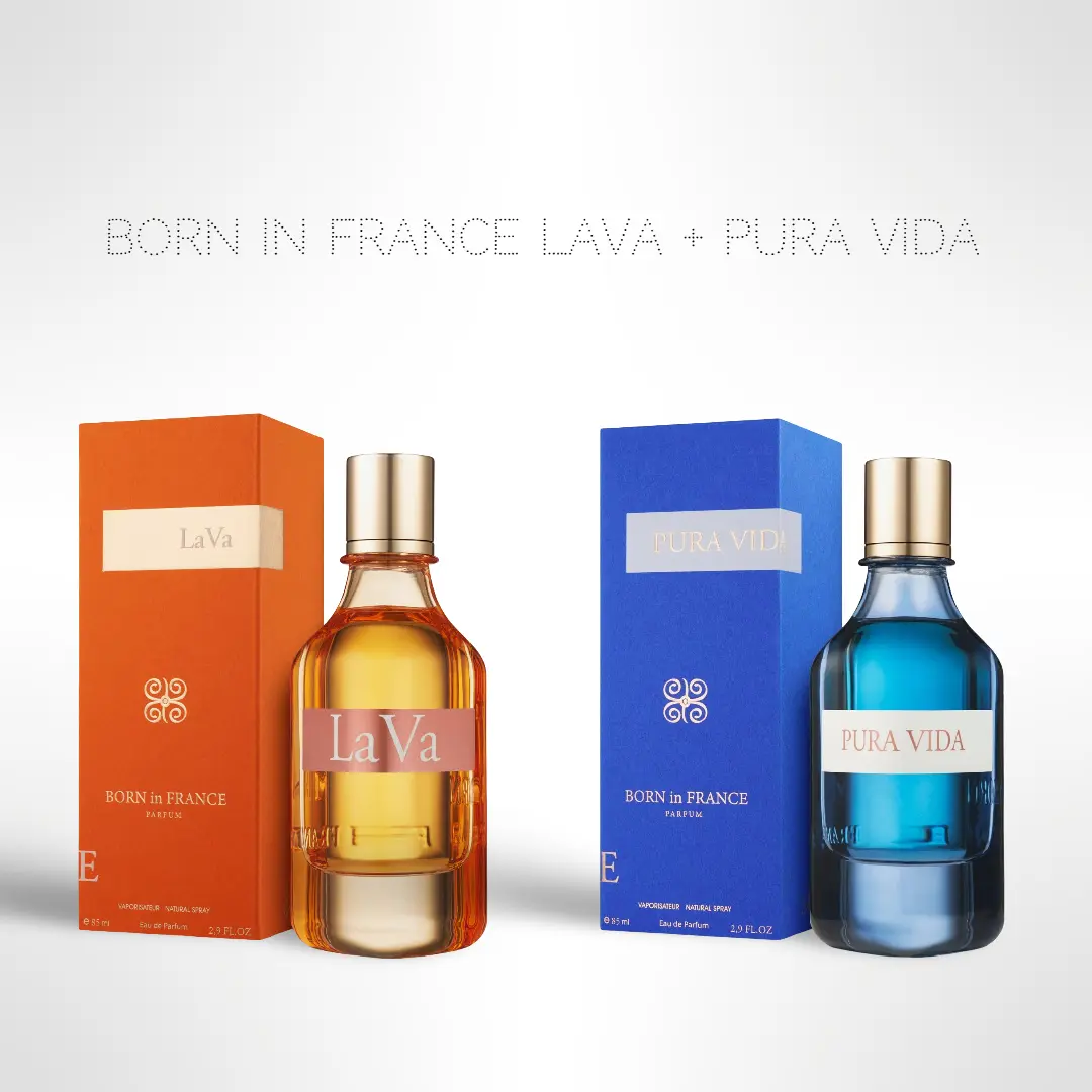 Romeo & Juliet Bundle: Born in France LaVa + Pura Vida – 2 x Eau de Parfum (85ml & 85ml) – Captivating His & Her Fragrance Set