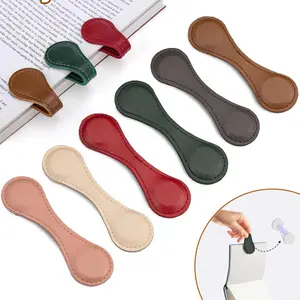 6PCS Magnetic Bookmarks,Magnetic Leather Bookmark,Magnetic Book Mark,Leather Magnetic Bookmarks for Women,Book Marker Clip Gift for Book Lovers, Men, Women, Teachers, Students, Book Accessories