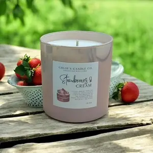 Chloe's Candle Co. - Strawberries & Cream 10 oz Candle