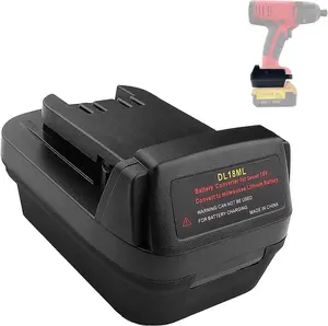 DL18ML Battery Adapter, for DeWalt 20V/60V Max Lithium Batteries to for Milwaukee M18 18V Cordless Tools, Replacement for Milwaukee M18 Battery, for Milwaukee for M18 Power Tools (Battery Not Included)