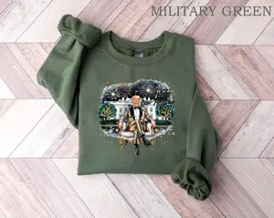 Donald Trump Christmas Sweatshirt, Funny Trump Christmas Sweatshirt, Merry Trumpmas Trending Sweatshirt