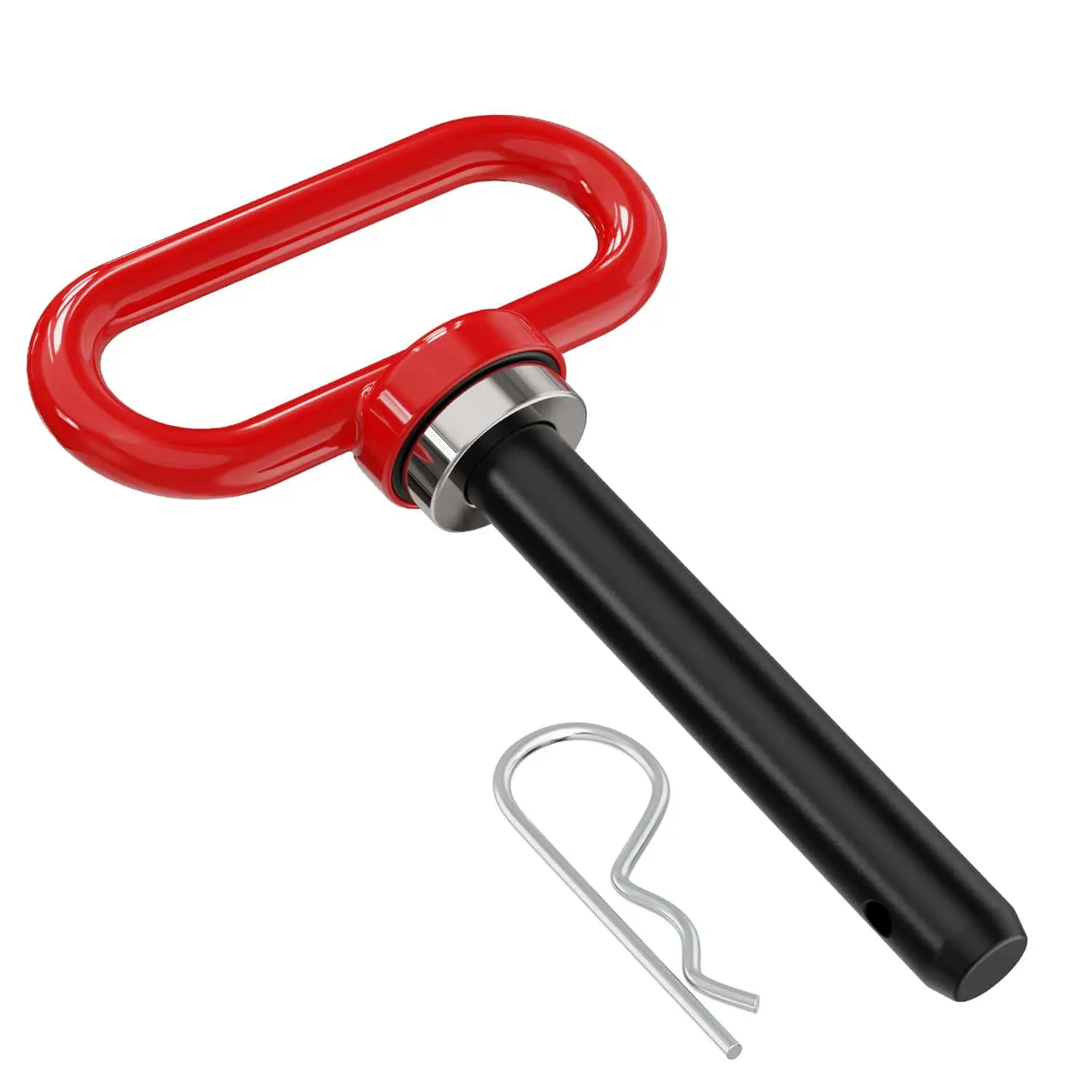 Nilight 5/8 in Diameter Powder Coated Heavy Duty Steel Core Neodymium Magnetic Trailer Hitch Pin, Red Automotive Towing Tool with Firm Magnetic Grip for ATV Trailer, Lawn Mower Connection