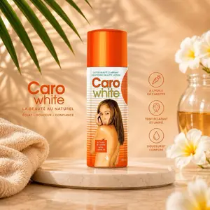 Caro White Body Lotion Moisturizer - 500 ml, 24 Pcs - Hydrating Normal Skin Body Care Beauty Product