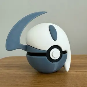 #0359 Absol Ball - Made to Order, High-Quality PLA, 3D Printed Pokeball Figure
