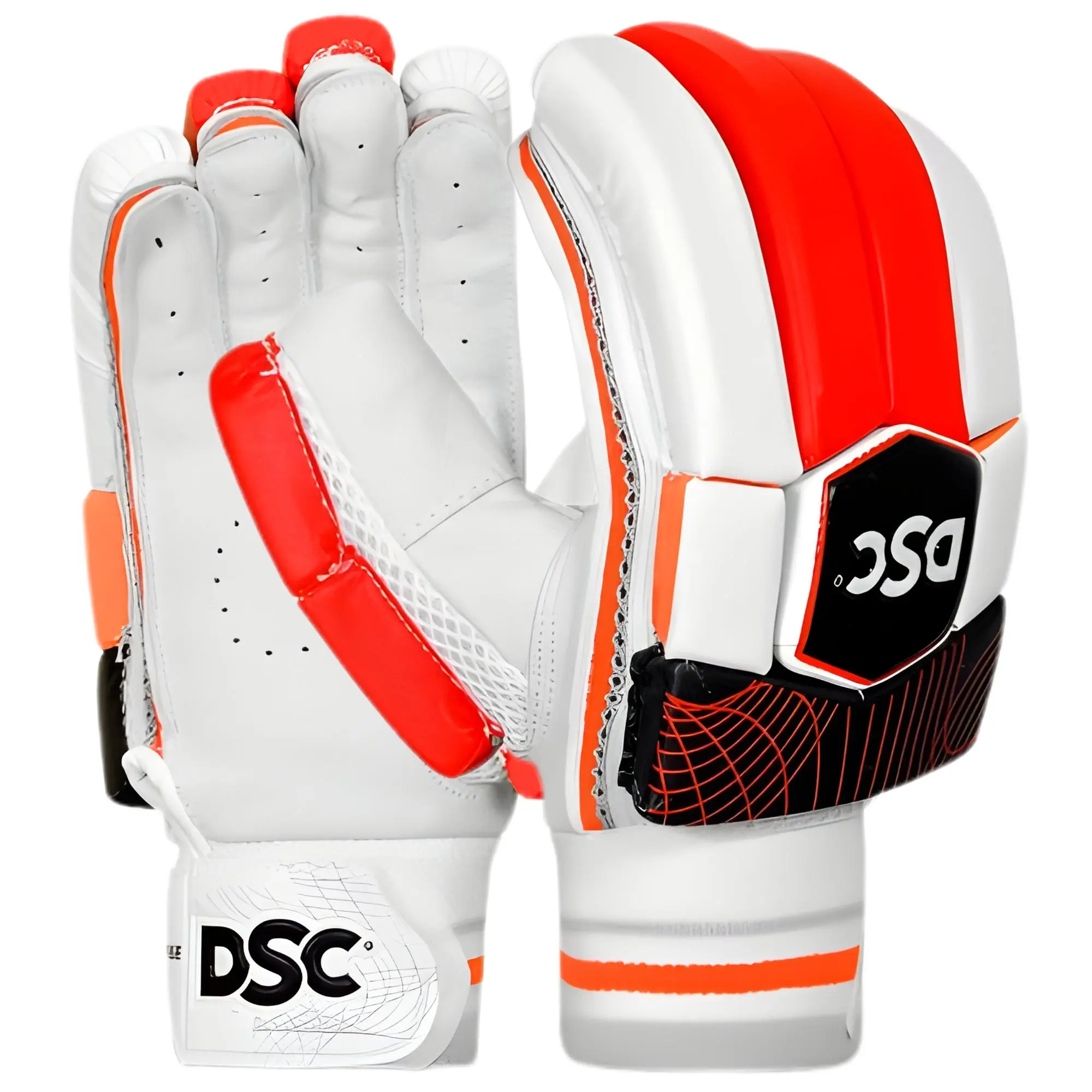 DSC Cricket Batting Gloves Intense Rage Leather RH Youth
