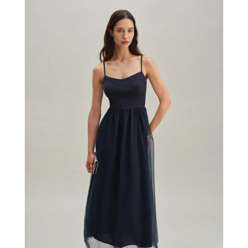 knee length dresses for ladies A.L.C. Women's Moira Cutout Halter Dress - Black main image 0