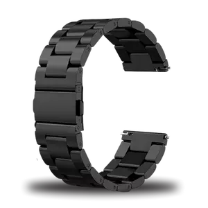 Black Metal Band for 22 mm Watches (Alpha, Commander, Echo, Raptor, BravoS2 & XL2)