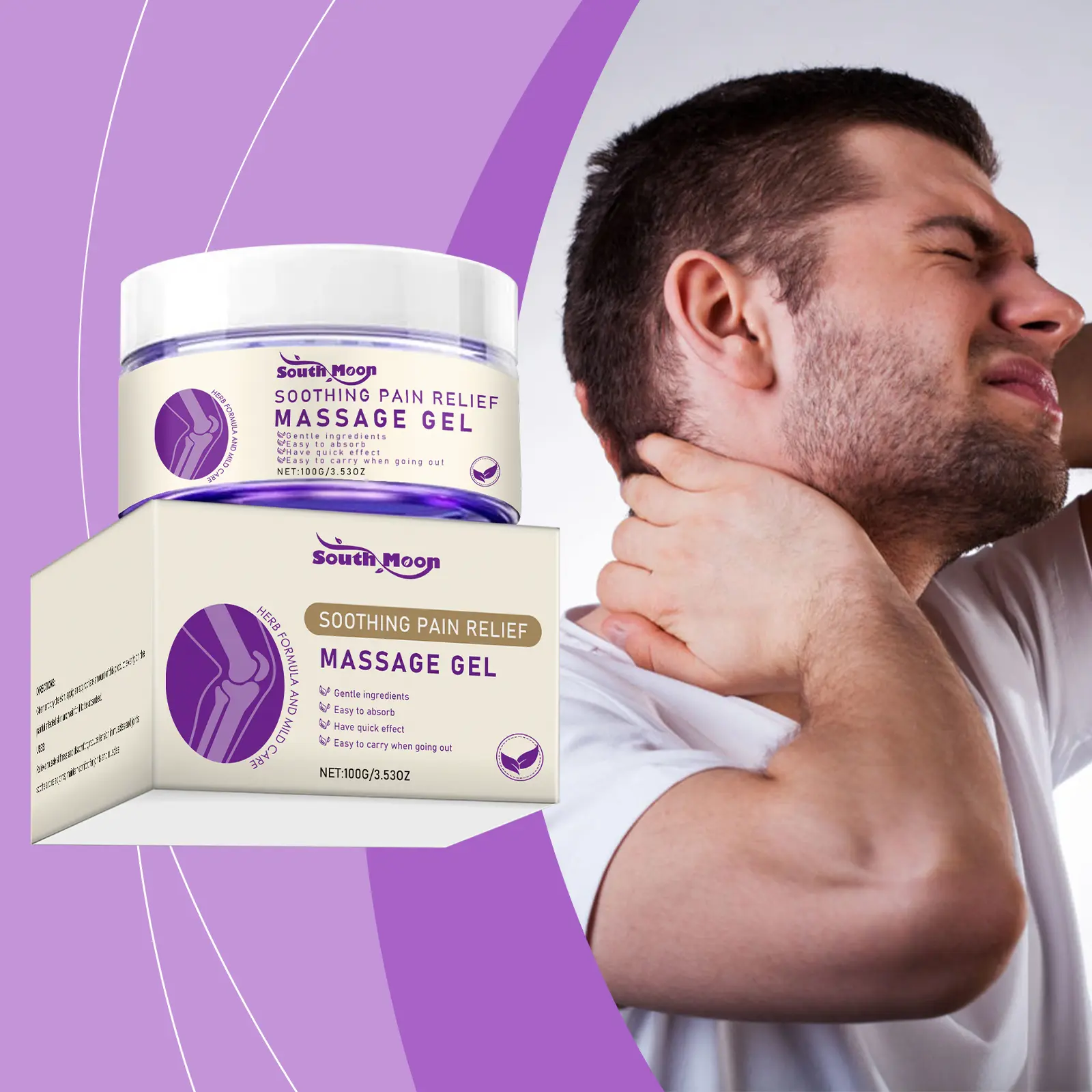 【Buy 1 Get 1 Free】High-Performance Concentrated Joint & Bone Gel, Targeted Back-Neck Care, Moisturizing Hydrating Restorative Body Moisturizer for Personal Healthcare Support high-performance natural botanical formula relaxing liquid