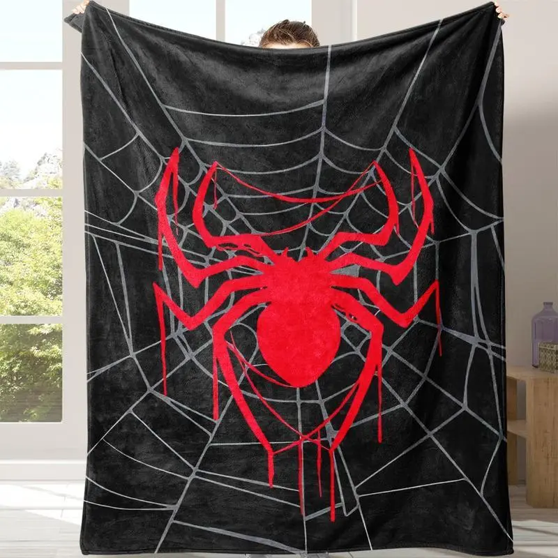 Spiider-Man Flannel Blanket, Soft Warm Sofa Bed Throw, Lightweight Travel Camping Office Chair Cover, Home Gift Idea b1217