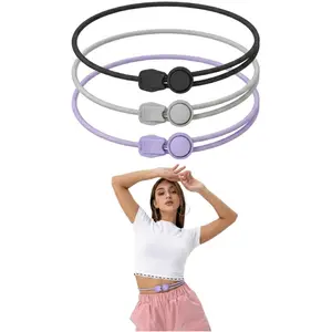 3-Piece Women's Shirt Waist Cinch Straps — Adjustable Elastic Bands, Versatile & Flexible Shirt-Fitting Accessories (Sewing Notions / Clothing Accessories)