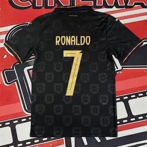 2026 No. 7 Ronaldo Black Special Edition Short-Sleeve Soccer Jersey