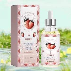 Strawberry Scent Aroma Feminine Oil, 3 Counts/set Moisturizing & Soothing Feminine Care Oil, Gentle Skin Care Product for Women