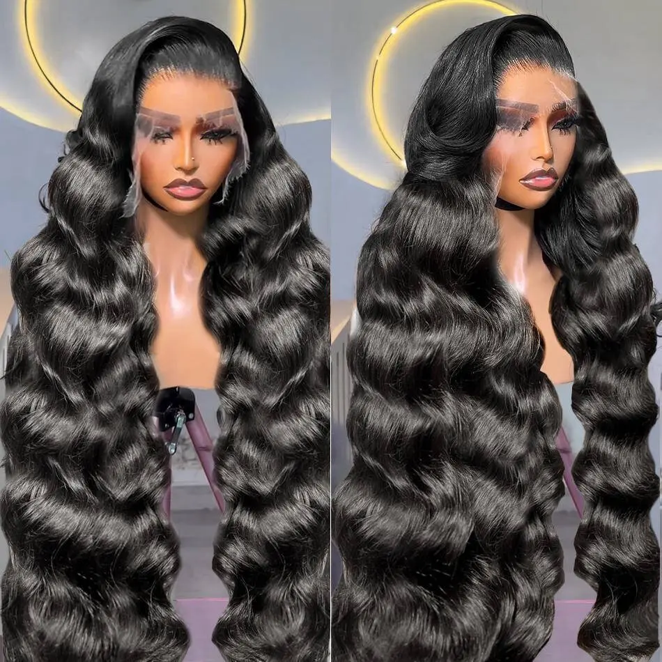 Bling Hair 12~36inch Body Wave 13x6 Lace Frontal Human Wig Hair 13x4 PrePlucked Transparent Lace Frontal Wig Brazilian Body Wave Hair Wigs For Women On Sale