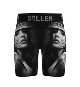 Sullen Clothing Payasa Boxers Menswear Soft Breathable Stretch Mesh Fabric Artwork by @jamiekerr_art Poly-Blend Breathable Panels