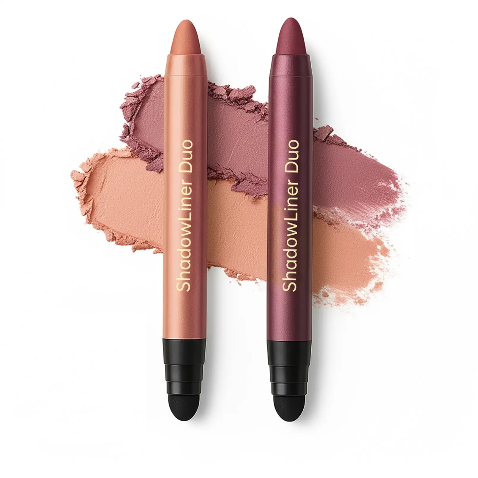 Shadow Liner 2-in-1 Eyeliner Eyeshadow, Shadow Liner Duo Plum, Eyeliner + Eyeshadow, Waterproof, Long-Lasting & Smudge-Proof Wear, Smooth, Easy to Color