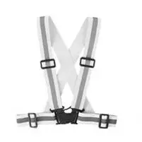 4x1.5 Elastic Strap White