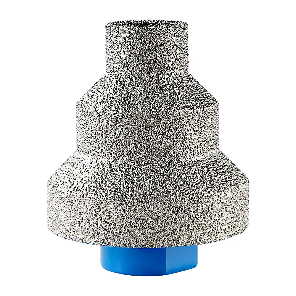 LOZLIN 20-35-50MM Diamond Step Chamfer Drill Bit - Hole Enlargement/Edge Trimming for Tile, Marble, Porcelain & Masonry - Angle Grinder Drill 5/8-11 Tool Accessories Screwdriver Bit Set Adjustable Nozzle