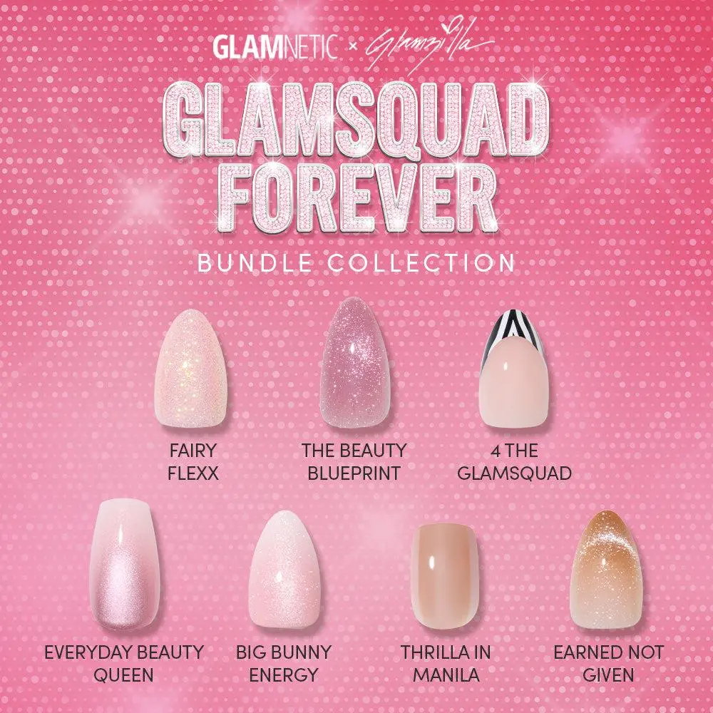 GLAMNETIC X GLAMZILLA: GLAMSQUAD FOREVER Press On Nail Bundle Collection