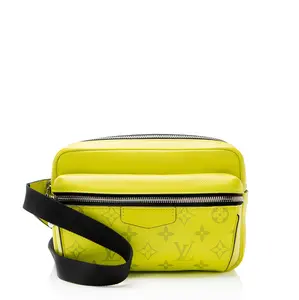 Pre-owned Louis Vuitton Leather Belt Bags Monogram Taiga Outdoor Belt Bag