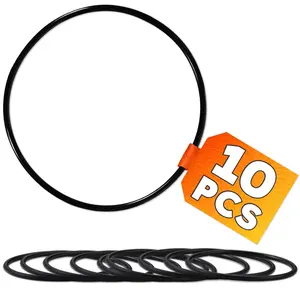 10 count Black Rubber Bracelets 80s -  Jelly Bracelets 80's Adult Size 2.3" - Soft & Stretchy Black  Bracelet, Nostalgic Retro Accessories for Themed Events, Costumes & Daily Wear Gifts Default