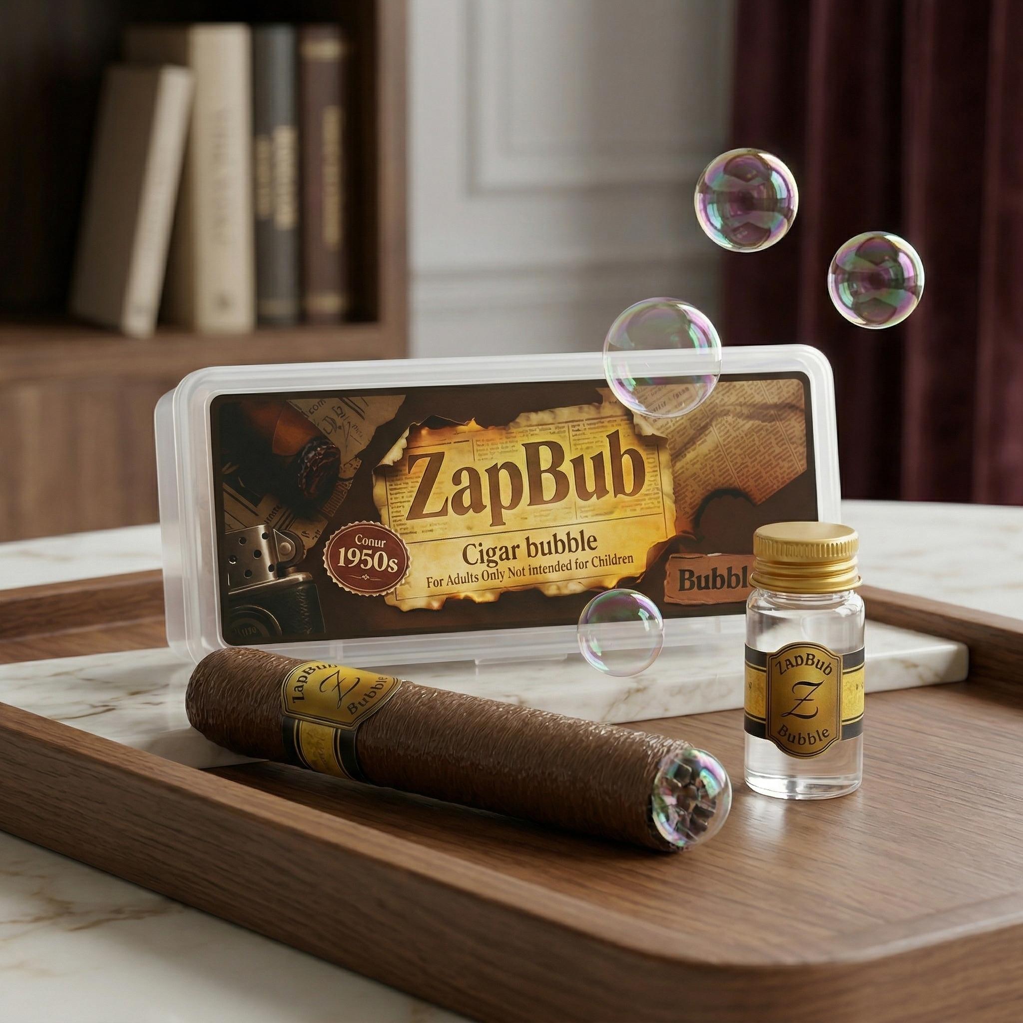 Novelty Cigar Bubble Toy-Bubble Maker for Stress & Anxiety Relief, Relaxing Sensory Toys for Adults , Fun Party Gift for Men Women