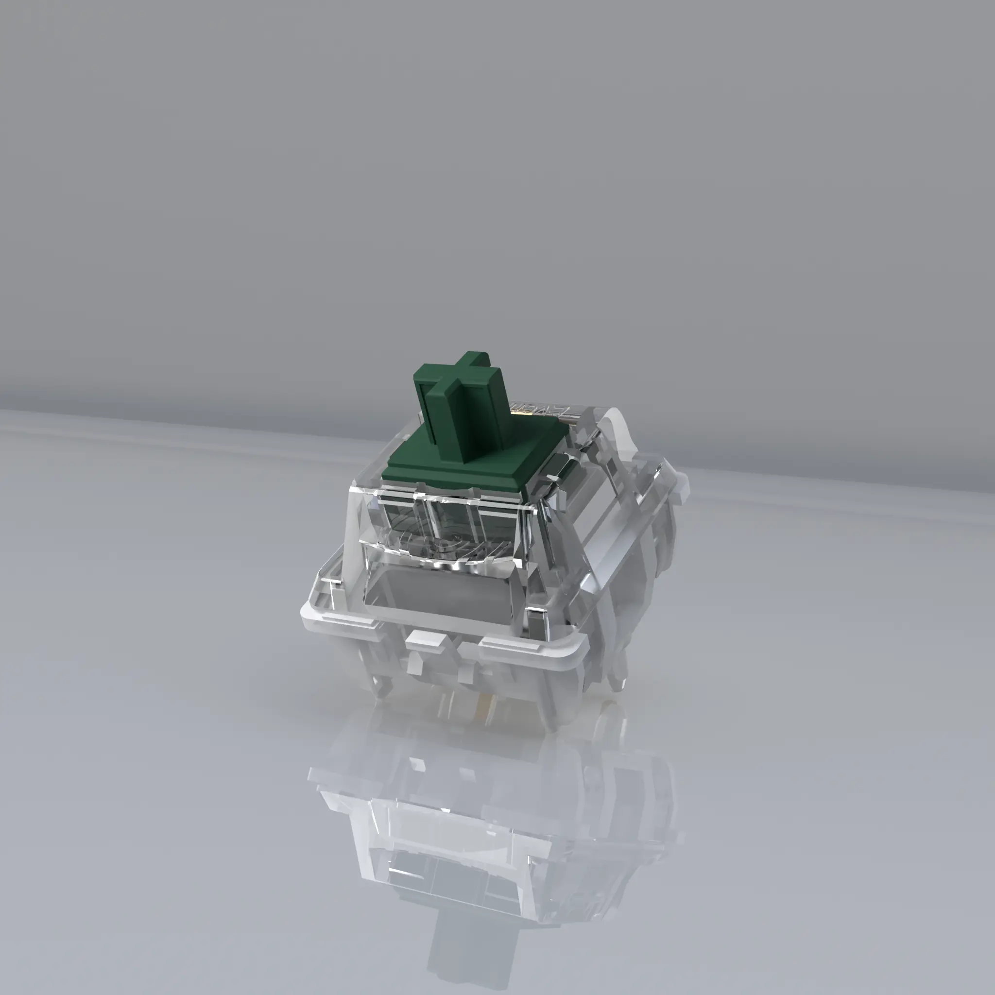 Gateron KAVLORN Pre-Lubed Pinecrystal Linear Keyboard Switch, 5Pin Hot Swap RGB Transparent Switch for Custom Mechanical Keyboard Modding