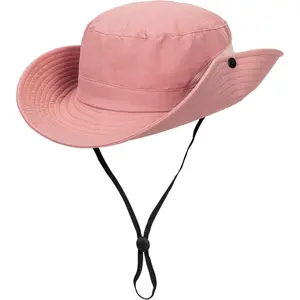 Womens Summer Quick-Dry-Sun-Hat Outdoor - Mesh Wide Brim UV-Protection Beach Fishing Hat with Ponytail Hole Foldable