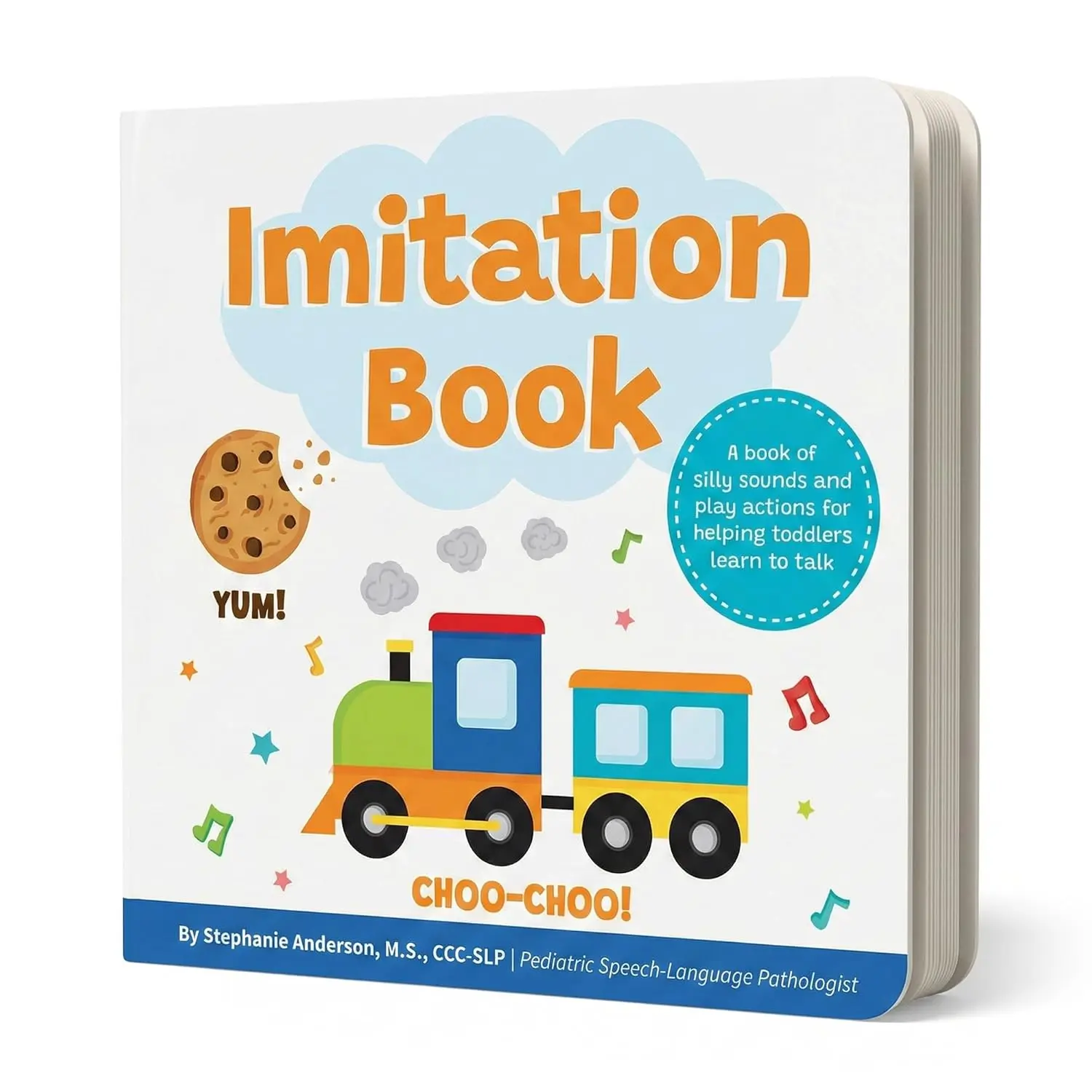 Imitation Book: Interactive & Fun Learn to Talk Board Book For Toddlers Ages 0-4, Written by a Speech Therapist  Board book