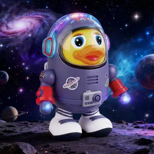 Electric Dancing Space Duck Toy with Music & Lights – Waddling Walking Interactive Toy, Fun Birthday Gift for Toddlers, Boys, Girls, Kids #DancingToy