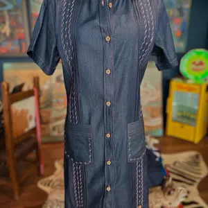Mrs Fiesta guayabera dress