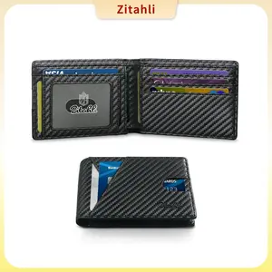 Zitahli Slim RFID Bifold Wallet for Men – Premium Leather Credit Card Holder with ID Window, Cash Slot, & Capacity for 6-11 Cards, Minimalist Front Pocket Wallet, Perfect Birthday Gift with Gift Box Exquisite Cardholder outdoorfun