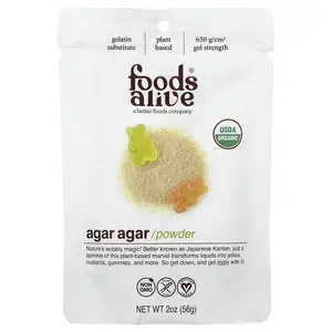 Foods Alive Agar Agar Powder, 2 oz (56 g)