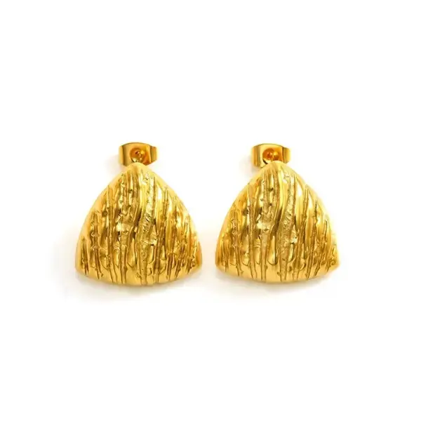 316L Stainless Steel Gold Earrings, Fashion Costume Jewelry Accessories