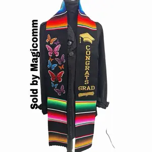 Graduation Stoles for Class 2026 with Vibrant Stripes and Bold Design