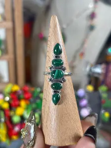 Malachite Petite Multi Ring