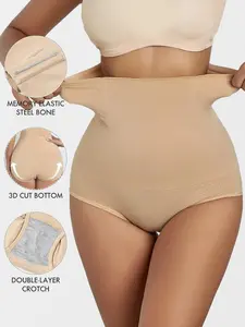 High Waist Seamless Shaping Panties, Tummy Control & Butt Lifting, Curve Hugging Compression Women Underwear, Shapewear