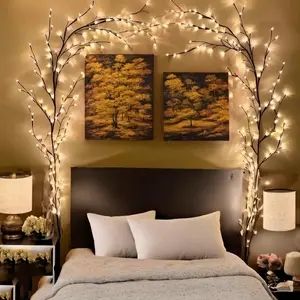 LED Tree Branch Design Light, 1 Count USB Powered Decorative Light, Ambient Night Lamp Decoration for Home Party Wedding Festival, Halloween