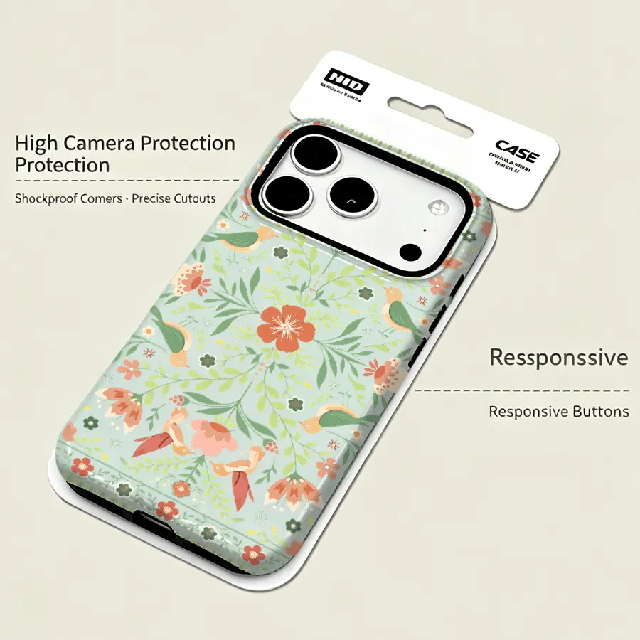 Film Hard Shell Phone Case with Butterfly Art Design for iPhone 16 Pro & 17 Pro – Lightweight Glossy Finish Hard PC, Anti-Scratch Coating, High-Definition Never-Fade Print, Great Birthday Gift for Her,back to school,back to school haul