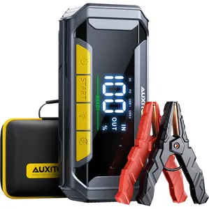 AUXITO 2025 Upgraded 8000A Portable Car Jump Starter,12V Battery Jumper Starter Portable Jump Box(All Gas,up to 10.0L Diesel Engine),Auto Battery Booster Pack with 3 Modes Flashlight, Power Bank with USB Quick Charge & Type C Port