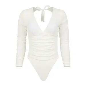 Malibu Surf Suit - Textured Floral / Cloud White