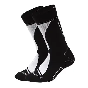 Coppsox 2.0 Crew Copper Infused Black Athletic Unisex Cooling Socks- Designed to Cool Foot, Reduce Odor, Sweat, Kill Bacteria & Enhance Blood Circulation