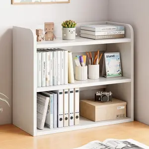 Desktop Bookshelf Storage Rack Household Desk Storage Organizing Rack Bedroom Student Desk Shelf Double-Layer Simple Bookcase