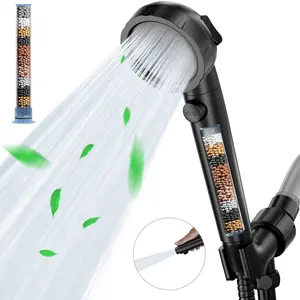 Handheld Shower Head with Filters, High Pressure Mineral Shower Heads with Hose, Shower Envy Filtered Shower Head with Handheld, RV Shower with On Off Switch