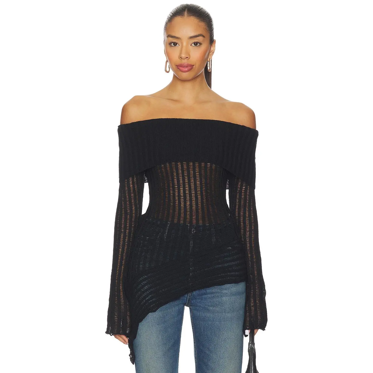 superdown Tawny Sweater in Black