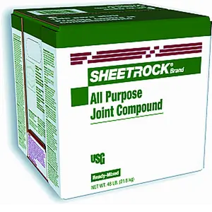 212 MAIN United States Gypsum 380122048 All Purpose Joint Compound, 48 lbs. White Box, Multipurpose Use, Gypsum-Based, Joint Repair